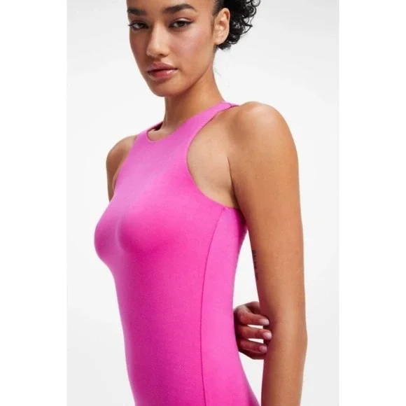 NWT Good American good touch cut-away bodycon midi dress size 2 (MED) - Picture 2 of 2